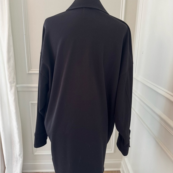 Zara Textured Weave Black OverShirt or Jacket - Picture 7 of 11